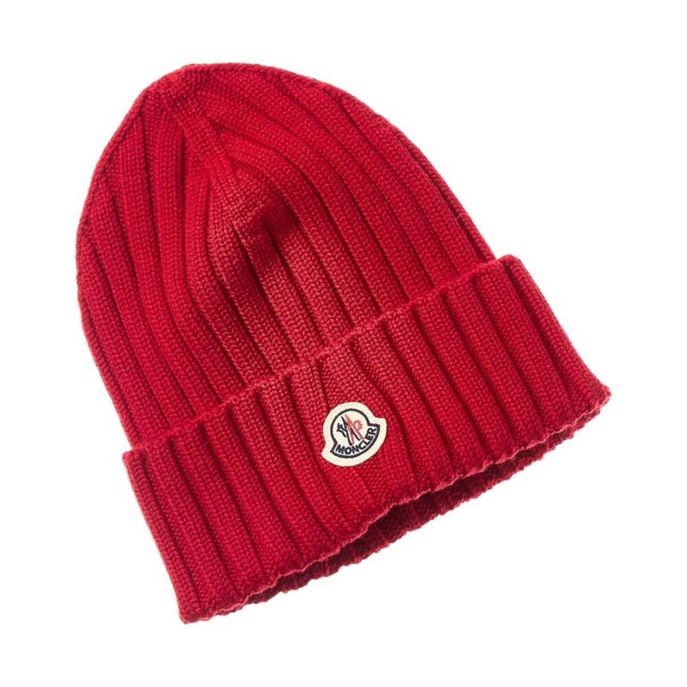 Moncler Wool Hat, Red